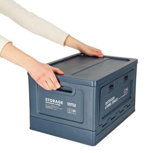 Luggage organizer camping box navy blue