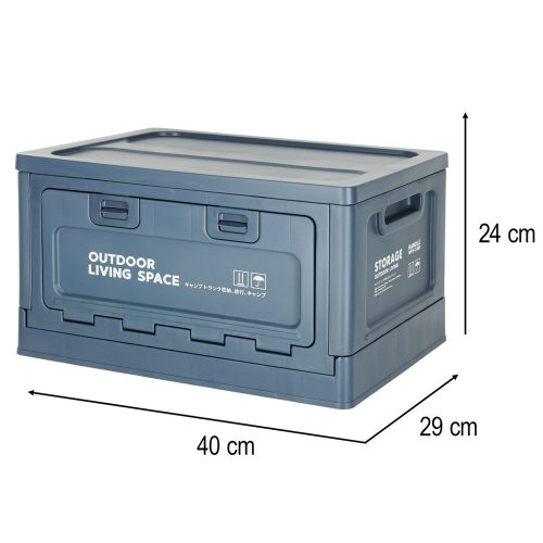 Luggage organizer camping box navy blue