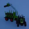 RC agricultural tractor with connection 2.4G 3.7V 500mAh