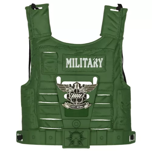Military equipment costume vest rifle scope binoculars