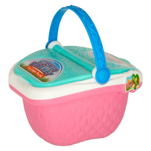 Picnic basket ice cream playset