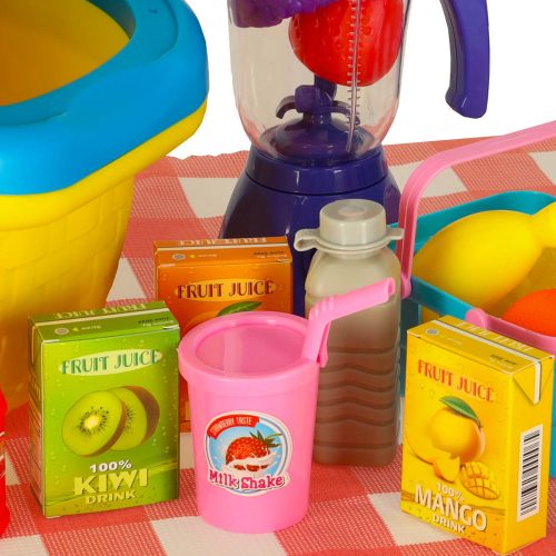 Picnic basket juices drinks food meals snacks for picnic