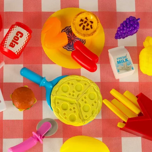 Picnic basket fast food pizza hamburger food dishes picnic snacks picnic snacks