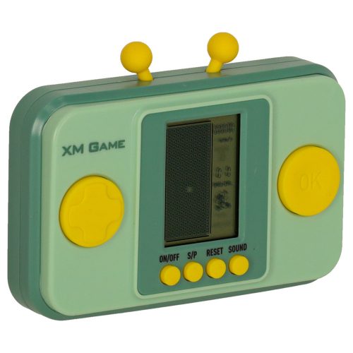 Electronic arcade game portable console green