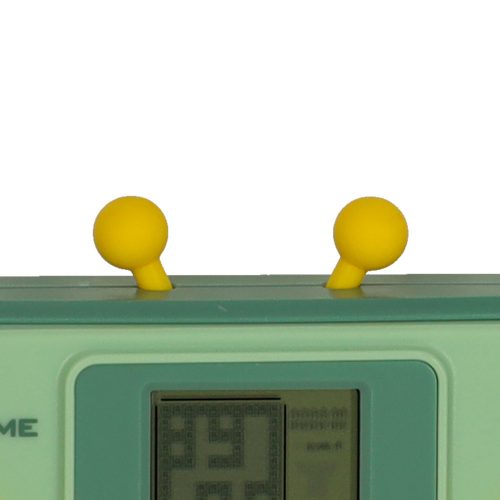 Electronic arcade game portable console green