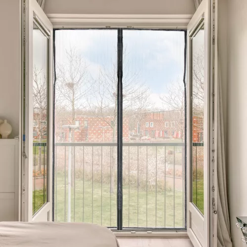 LUARO magnetic mesh screen for doors strong strong magnet 110x220cm