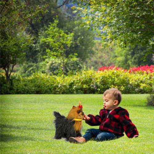 Interactive dog that moves, walks, barks and reacts to touch