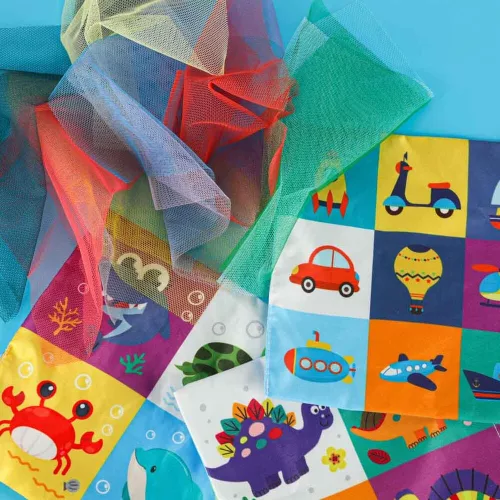 Sorting tissue box sensory montessori plush numbers letters