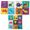 Válogató papírzsebkendő doboz szenzoros Montessori plüss számok betűk