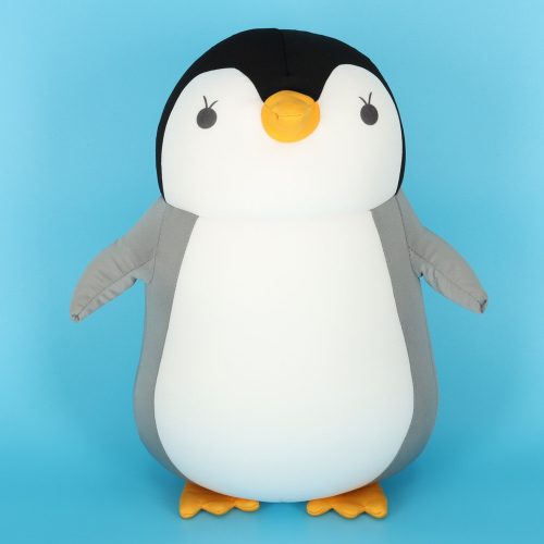Travel pillow 2in1 neck pillow for car for airplane penguin mascot