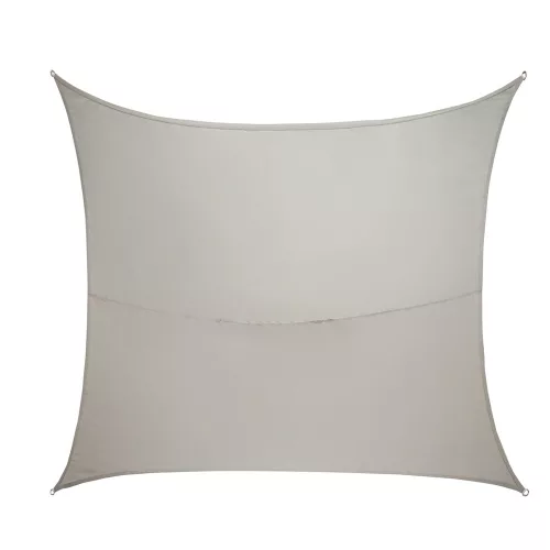 LUARO waterproof garden patio parasol sail 4x4x4m square grey