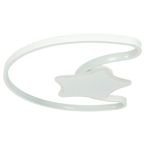 LED ceiling lamp for children's room dimmable LUMELA + remote control moon white