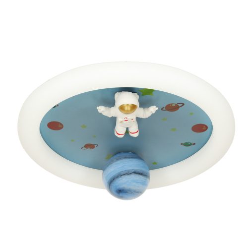 LED ceiling lamp plafond for children's room dimmable LUMELA + remote control starship