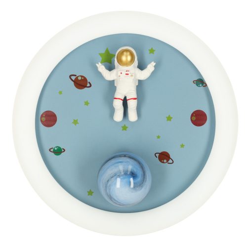 LED ceiling lamp plafond for children's room dimmable LUMELA + remote control starship