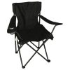 LUARO foldable beach fishing chair, black