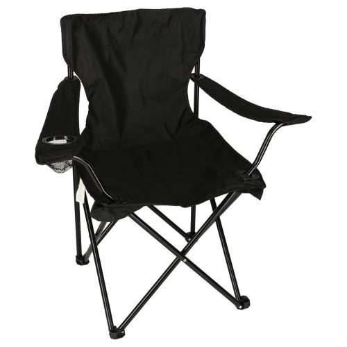 LUARO foldable beach fishing chair, black