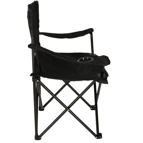 LUARO foldable beach fishing chair, black