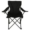 LUARO foldable beach fishing chair, black