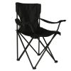 LUARO foldable beach fishing chair, black