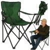LUARO foldable beach fishing chair, green