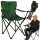 LUARO foldable beach fishing chair, green