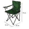 LUARO foldable beach fishing chair, green