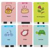 Educational robot interactive learning to draw writing fiche set markers pink