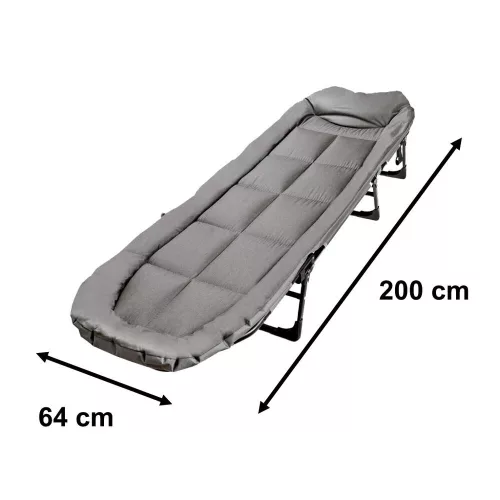 LUARO travel bed folding camping bed carp business portable light 200x64cm