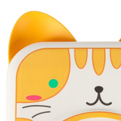 Electric pet pottery machine with accessories, yellow cat