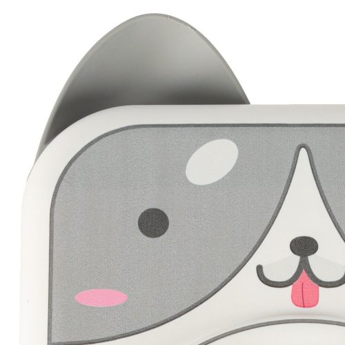 Electric pet pottery machine with accessories, gray dog