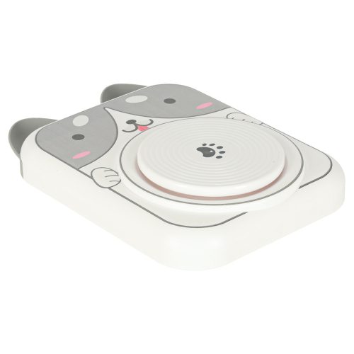 Electric pet pottery machine with accessories, gray dog