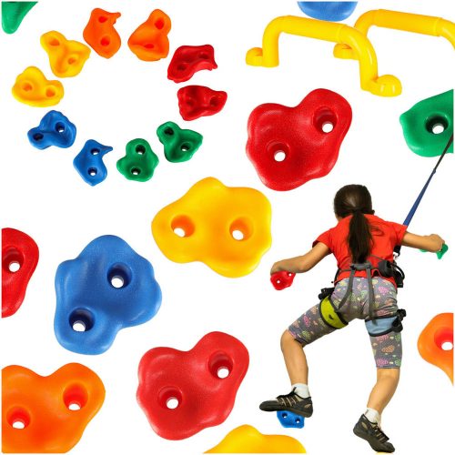 Climbing stones children's climbing handles colorful 10 pcs + screws