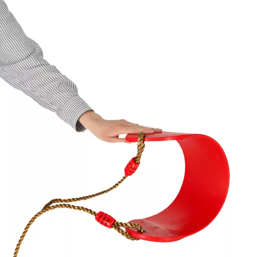 Children's garden swing flat durable red
