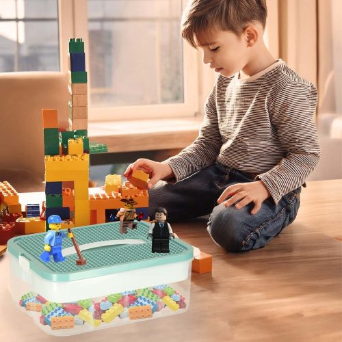 Box organizer toy box trinket box with compartment lid