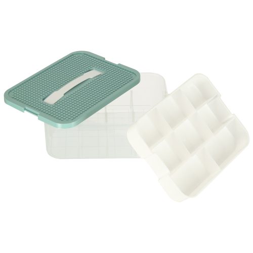 Box organizer toy box trinket box with compartment lid