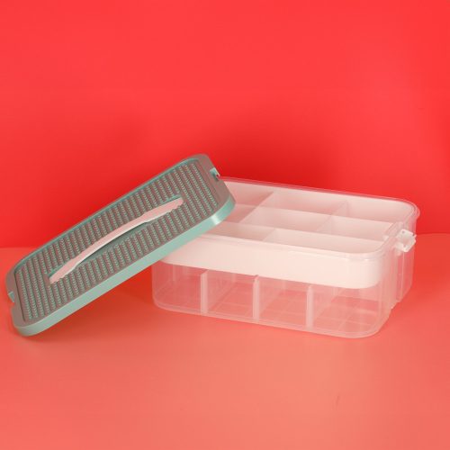 Box organizer toy box trinket box with compartment lid