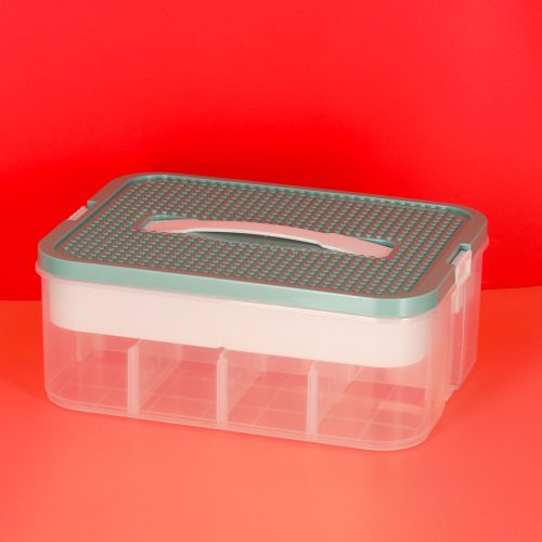 Box organizer toy box trinket box with compartment lid