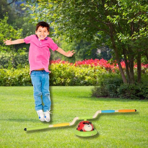 Sports dexterity game for children jumping rope target throw ladybug rocket launcher 3in1