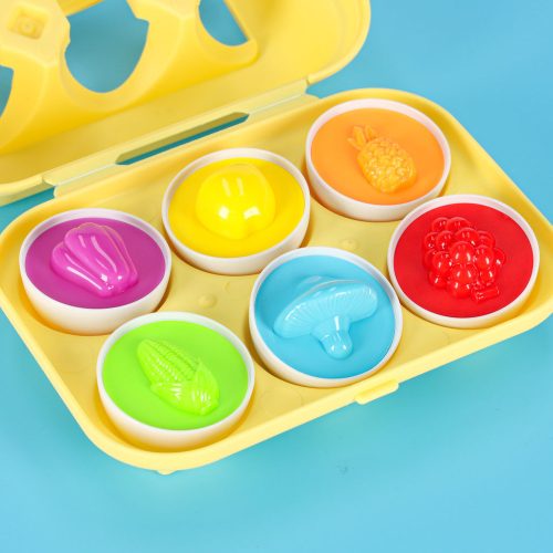 Matching eggs puzzle blocks 6pcs