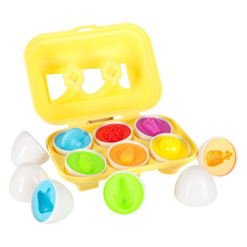 Matching eggs puzzle blocks 6pcs