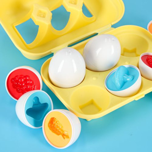 Matching eggs puzzle blocks 6pcs