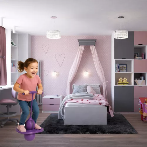 Children's pogo stick purple