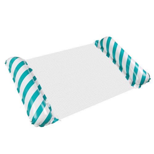 Inflatable Beach Mattress Hammock Water Lounger Chair Pool Blue