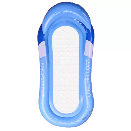 Inflatable Beach Mattress Hammock Water Lounger Chair Pool Blue
