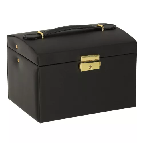 Jewelry box with drawers black
