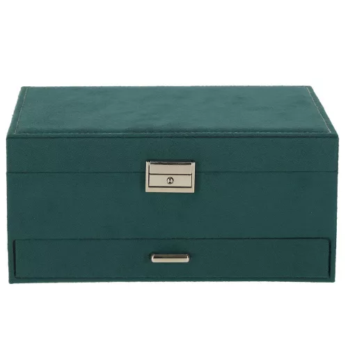 Jewelry box organizer green