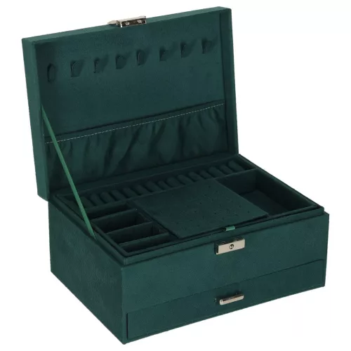 Jewelry box organizer green