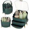 Casket cosmetic organizer cabinet green