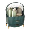 Casket cosmetic organizer cabinet green