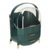 Casket cosmetic organizer cabinet green